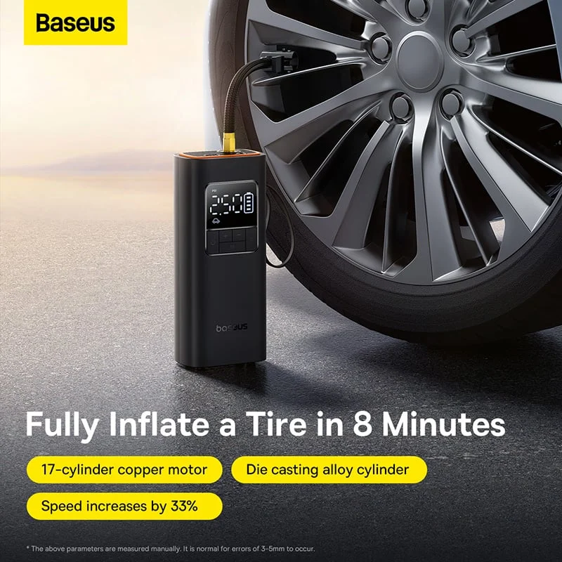 Máy bơm lốp ô tô không dây Baseus SuperMini Pro Series Wireless Car Inflator 50W 4000mAh